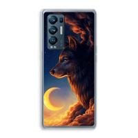 CaseCompany Night Guardian: Oppo Find X3 Neo Transparant Hoesje