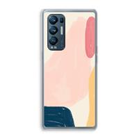 CaseCompany Saturday Flow: Oppo Find X3 Neo Transparant Hoesje