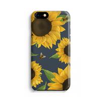CaseCompany Sunflower and bees: Volledig Geprint iPhone 7 Hoesje