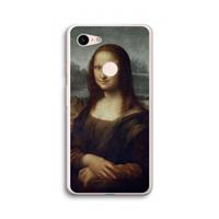 CaseCompany Mona Lisa: Google Pixel 3 XL Transparant Hoesje