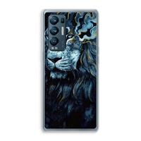 CaseCompany Darkness Lion: Oppo Find X3 Neo Transparant Hoesje