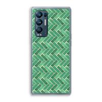 CaseCompany Moroccan tiles 2: Oppo Find X3 Neo Transparant Hoesje
