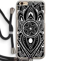 CaseCompany It's Complicated: iPhone 6 / 6S Transparant Hoesje met koord