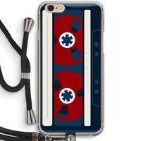 CaseCompany Here's your tape: iPhone 6 / 6S Transparant Hoesje met koord