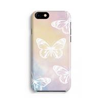 CaseCompany White butterfly: Volledig Geprint iPhone 7 Hoesje