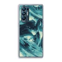 CaseCompany Dreaming About Whales: Oppo Find X3 Neo Transparant Hoesje