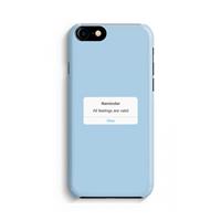 CaseCompany Reminder: Volledig Geprint iPhone 7 Hoesje