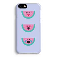CaseCompany Smiley watermeloen: Volledig Geprint iPhone 7 Hoesje