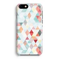 CaseCompany Gekleurde driehoekjes pastel: Volledig Geprint iPhone 7 Hoesje
