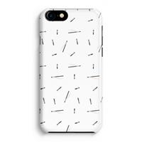 CaseCompany Hipster stripes: Volledig Geprint iPhone 7 Hoesje