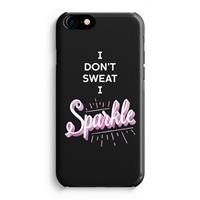 CaseCompany Sparkle quote: Volledig Geprint iPhone 7 Hoesje