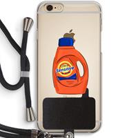 CaseCompany Ultra Sensitive: iPhone 6 / 6S Transparant Hoesje met koord