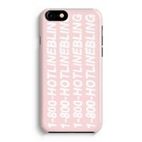 CaseCompany Hotline bling pink: Volledig Geprint iPhone 7 Hoesje