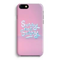 CaseCompany Sorry not sorry: Volledig Geprint iPhone 7 Hoesje