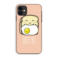 CaseCompany Sleep All Day: iPhone 11 Tough Case