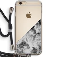 CaseCompany Onweer: iPhone 6 / 6S Transparant Hoesje met koord