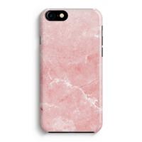 CaseCompany Roze marmer: Volledig Geprint iPhone 7 Hoesje