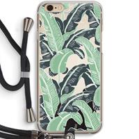 CaseCompany This Sh*t Is Bananas: iPhone 6 / 6S Transparant Hoesje met koord