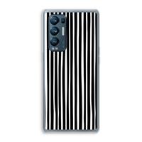 CaseCompany Stripes: Oppo Find X3 Neo Transparant Hoesje