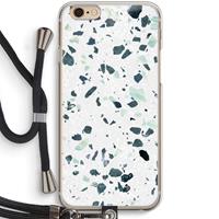 CaseCompany Terrazzo N°2: iPhone 6 / 6S Transparant Hoesje met koord