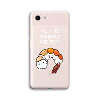 CaseCompany You're Shrimply The Best: Google Pixel 3 XL Transparant Hoesje