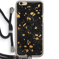 CaseCompany Terrazzo N°7: iPhone 6 / 6S Transparant Hoesje met koord