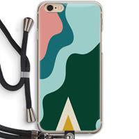 CaseCompany Noor B: iPhone 6 / 6S Transparant Hoesje met koord