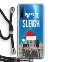 CaseCompany Came To Sleigh: Huawei P20 Lite (2019) Transparant Hoesje met koord