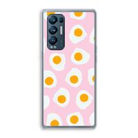 CaseCompany Dancing eggs: Oppo Find X3 Neo Transparant Hoesje