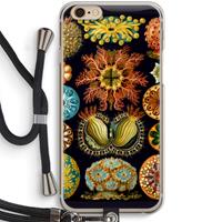 CaseCompany Haeckel Ascidiae: iPhone 6 / 6S Transparant Hoesje met koord