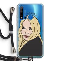 CaseCompany Mary Kate: Huawei P20 Lite (2019) Transparant Hoesje met koord