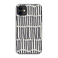 CaseCompany Moroccan stripes: iPhone 11 Tough Case