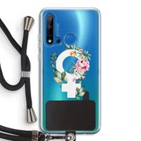 CaseCompany Venus: Huawei P20 Lite (2019) Transparant Hoesje met koord