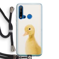 CaseCompany Duke: Huawei P20 Lite (2019) Transparant Hoesje met koord