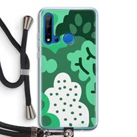 CaseCompany Bushes: Huawei P20 Lite (2019) Transparant Hoesje met koord