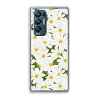 CaseCompany Summer Daisies: Oppo Find X3 Neo Transparant Hoesje