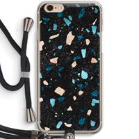 CaseCompany Terrazzo N°11: iPhone 6 / 6S Transparant Hoesje met koord