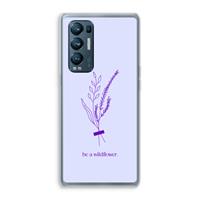 CaseCompany Be a wildflower: Oppo Find X3 Neo Transparant Hoesje