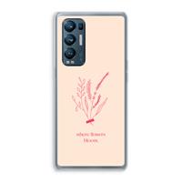 CaseCompany Where flowers bloom: Oppo Find X3 Neo Transparant Hoesje