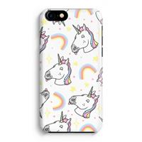 CaseCompany Rainbow Unicorn: Volledig Geprint iPhone 7 Hoesje