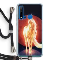 CaseCompany Last Unicorn: Huawei P20 Lite (2019) Transparant Hoesje met koord