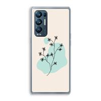 CaseCompany Love your petals: Oppo Find X3 Neo Transparant Hoesje