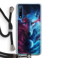 CaseCompany Where Light And Dark Meet: Huawei P20 Lite (2019) Transparant Hoesje met koord