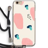 CaseCompany Monday Surprise: iPhone 6 / 6S Transparant Hoesje met koord