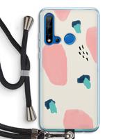 CaseCompany Monday Surprise: Huawei P20 Lite (2019) Transparant Hoesje met koord