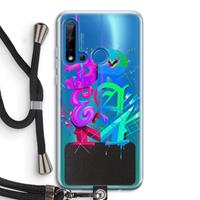 CaseCompany Dream: Huawei P20 Lite (2019) Transparant Hoesje met koord