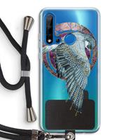 CaseCompany Golden Falcon: Huawei P20 Lite (2019) Transparant Hoesje met koord