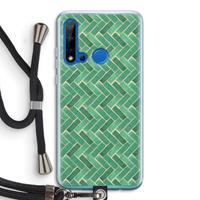 CaseCompany Moroccan tiles 2: Huawei P20 Lite (2019) Transparant Hoesje met koord