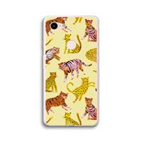 CaseCompany Cute Tigers and Leopards: Google Pixel 3 XL Transparant Hoesje