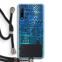 CaseCompany Marrakech print: Huawei P20 Lite (2019) Transparant Hoesje met koord